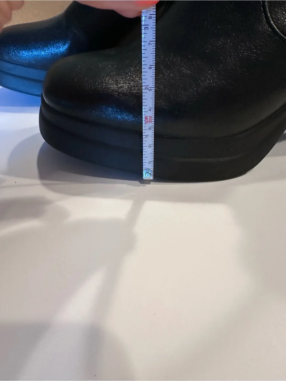 Steve Madden Black Platform Zip Ankle Boots - Women